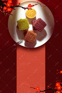 简约中国风糕点大气美食促销背景图片免费下载 千库网